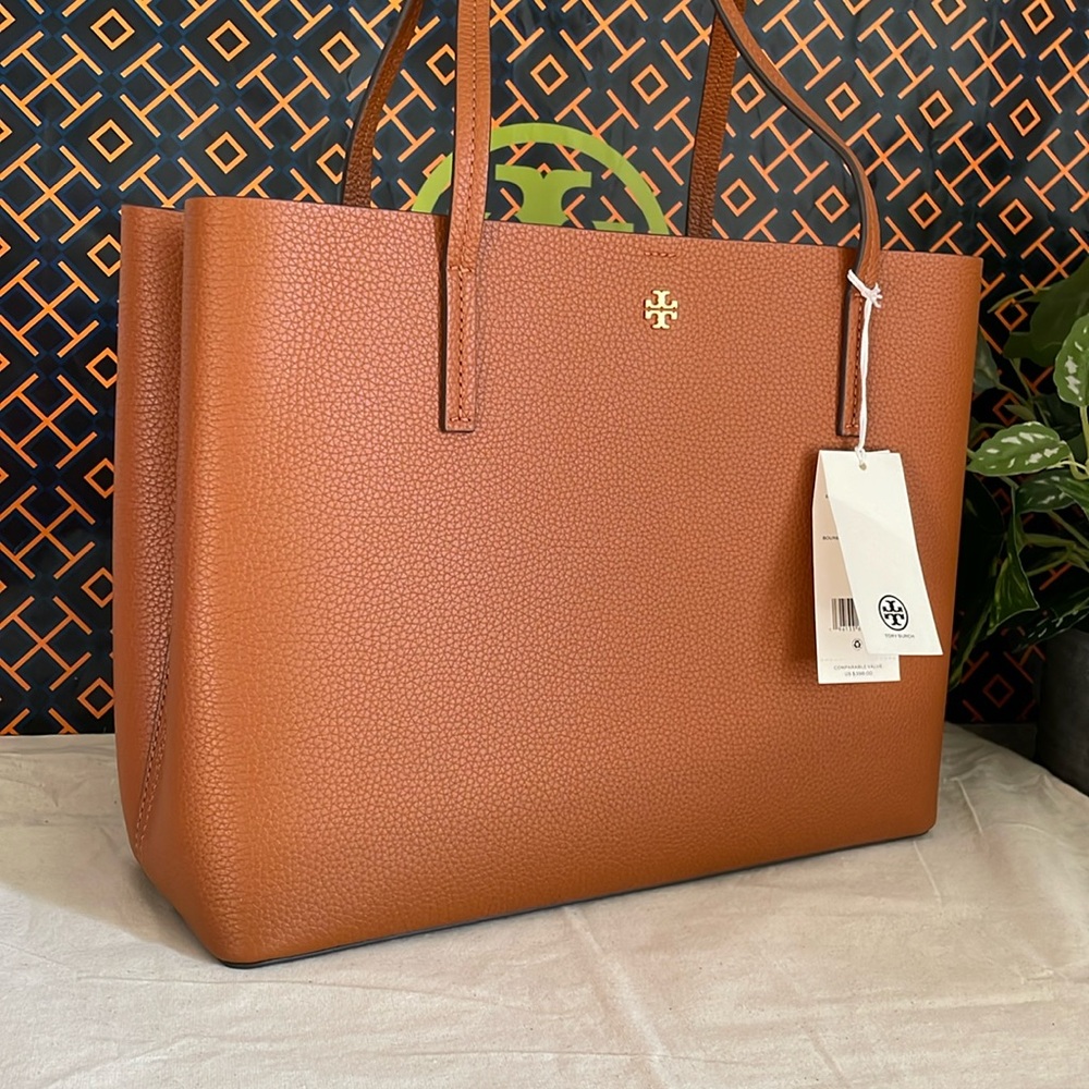 Tory Burch Brown Tote Bag (unused, tag removed)